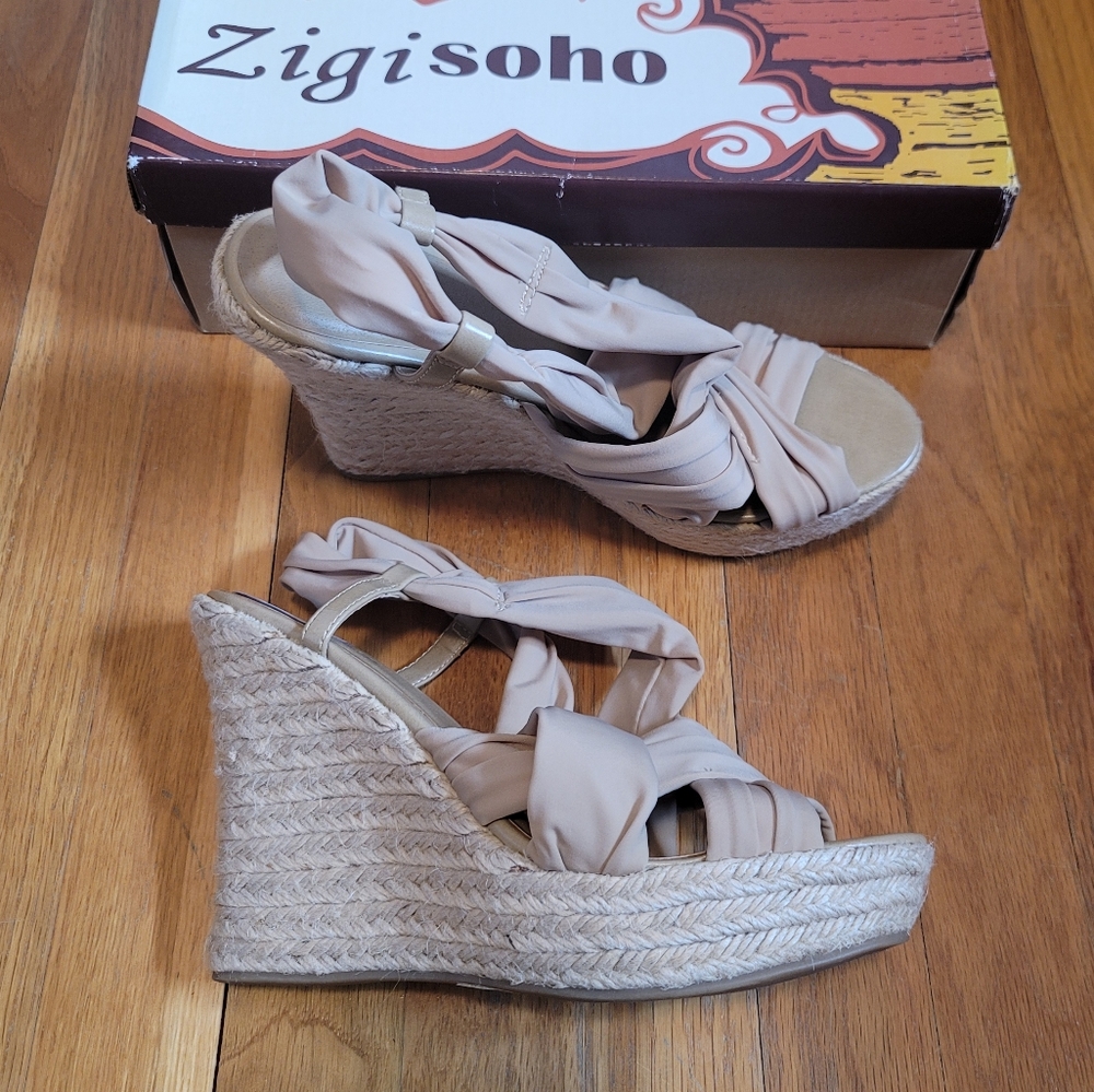 Zigisoho Camel Wedge Size 10 - image 1